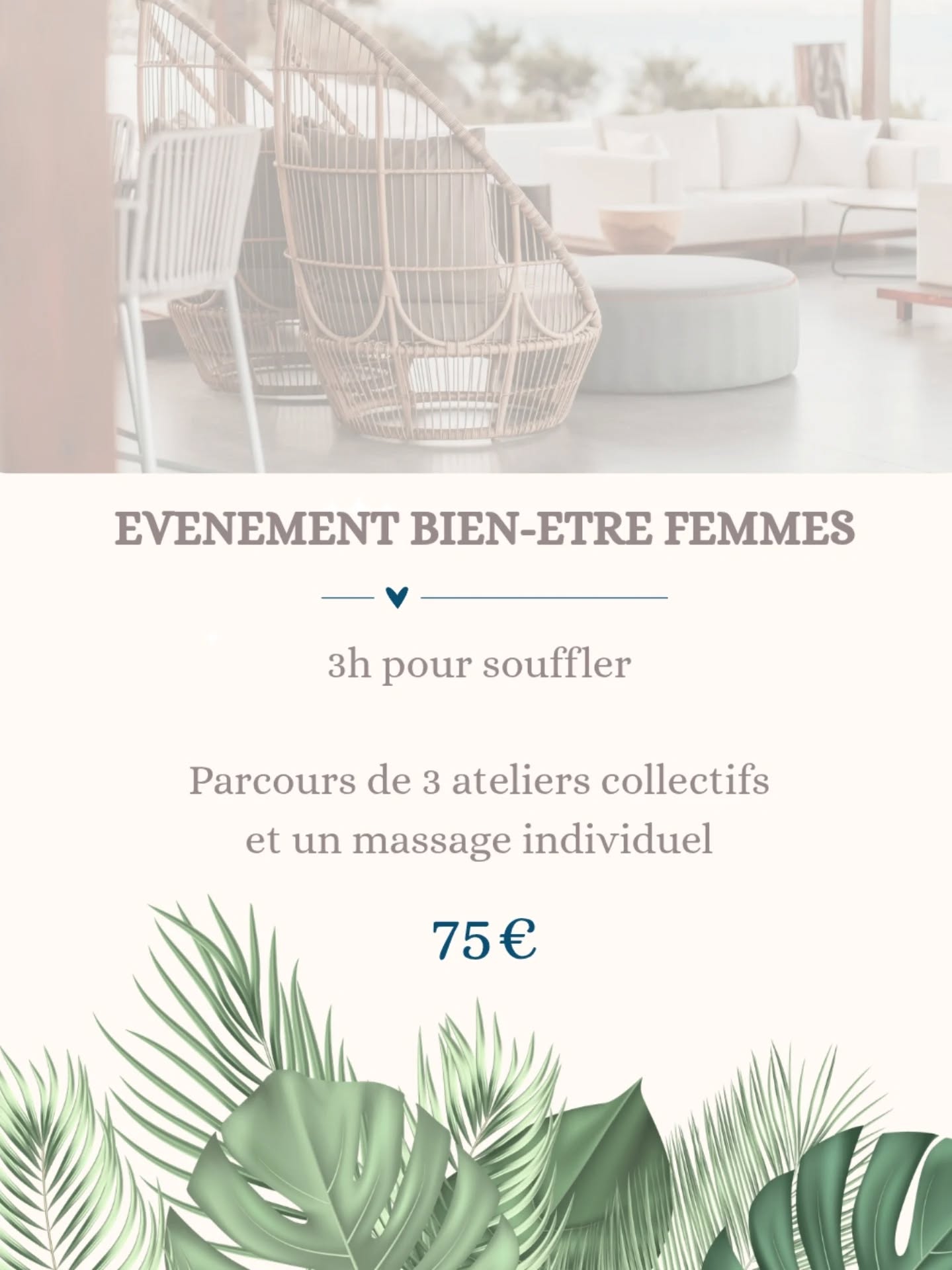Programmede l'Atelier Bien-Être Femmes du 28 mars 2026